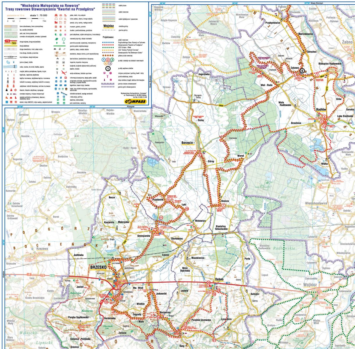 Mapa szlaku