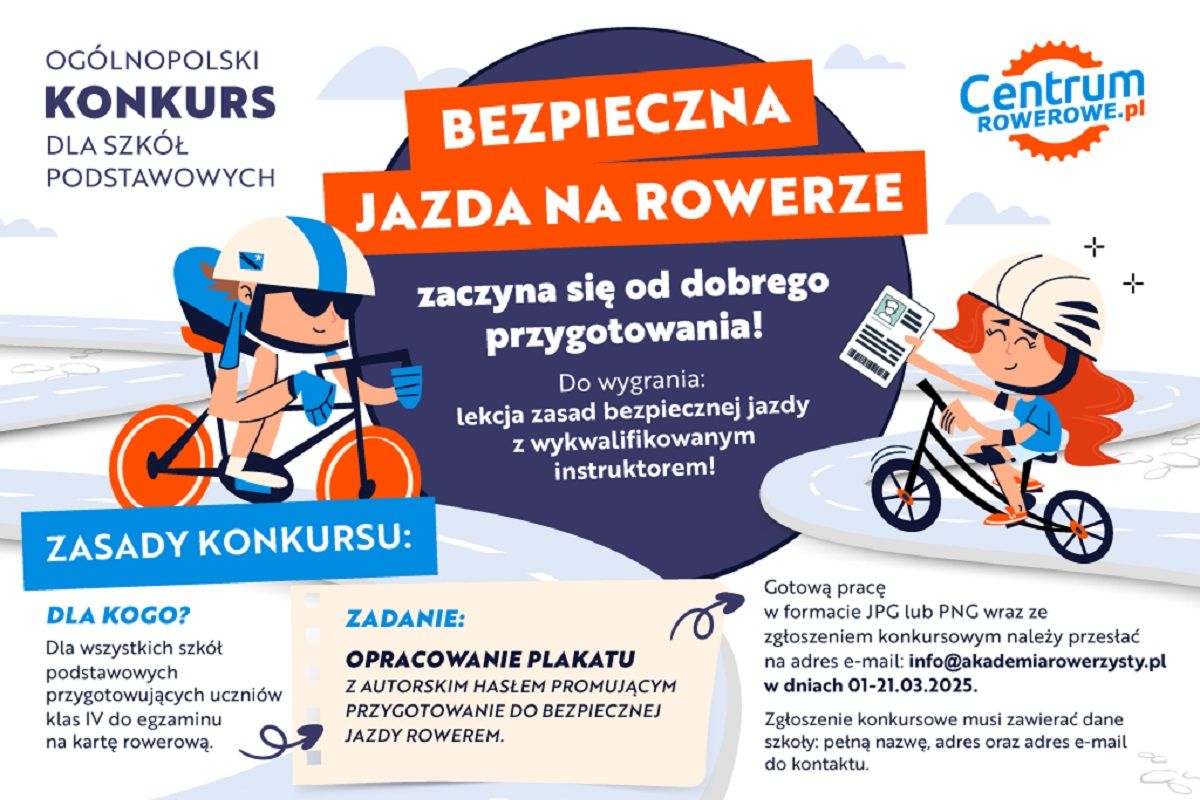 Zdjęcie: Bezpieczny Rowerzysta - konkurs dla szkół podstawowych