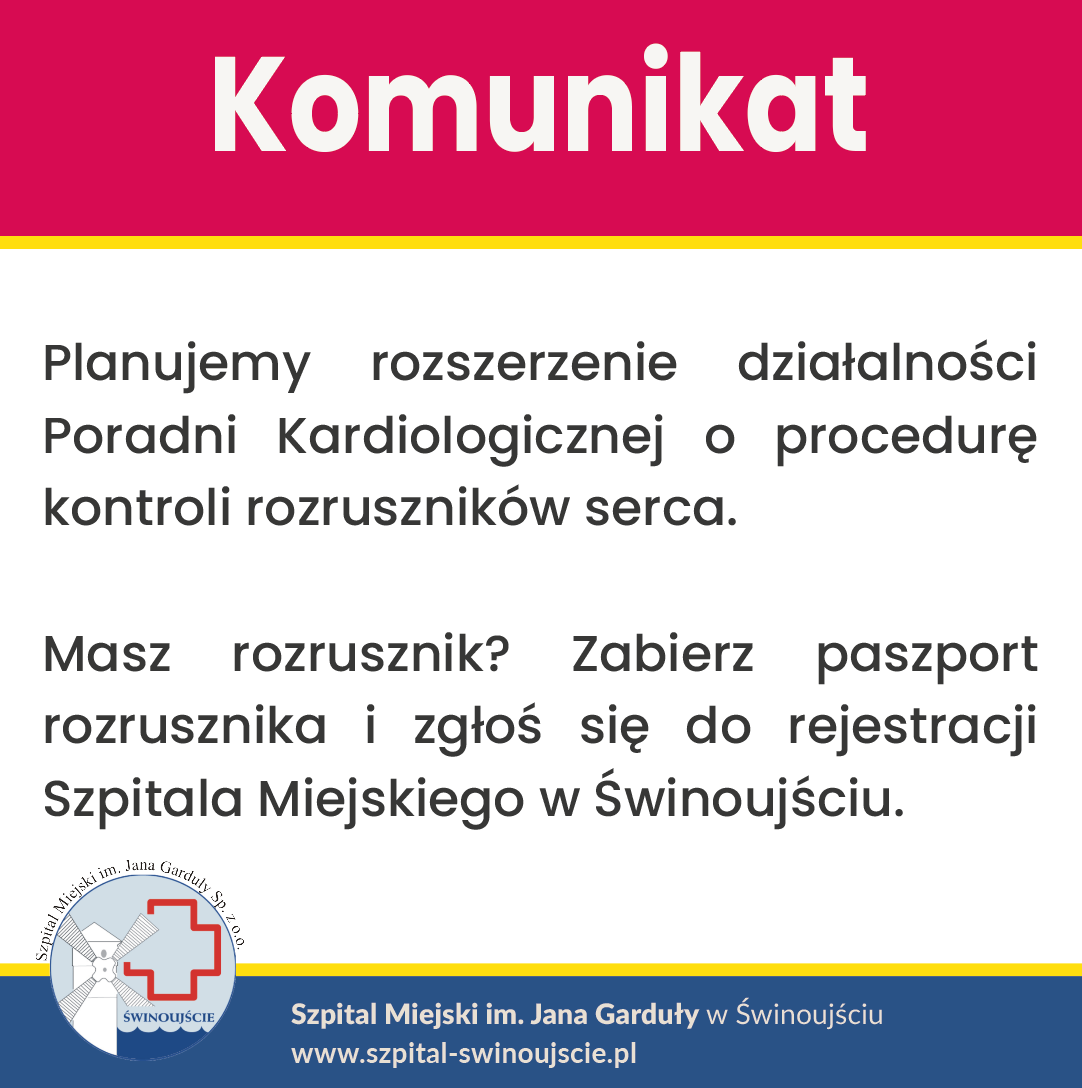 Komunikat w wersji graficznej